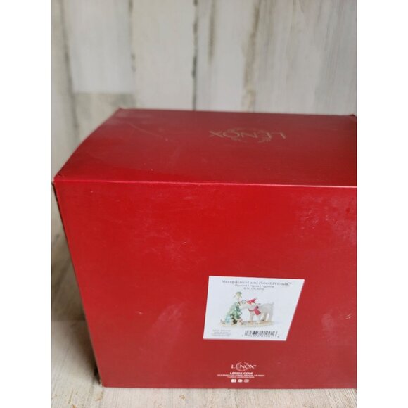 Lenox NEW Merry Marcel Forest Friends enesco figure Xmas - Picture 4 of 6